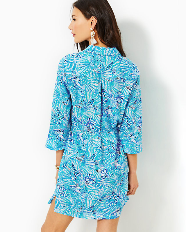Pilar Linen Tunic Dress | Lilly Pulitzer Outlet