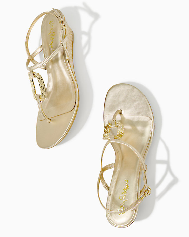 Good As Gold Wedge | Lilly Pulitzer Sale | Lilly Pulitzer Outlet