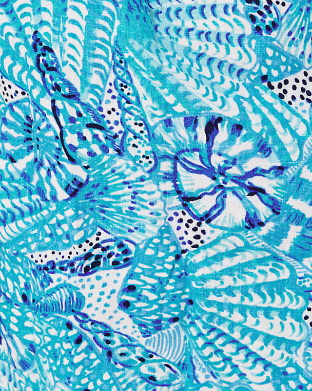 Pilar Linen Tunic Dress | Lilly Pulitzer Outlet