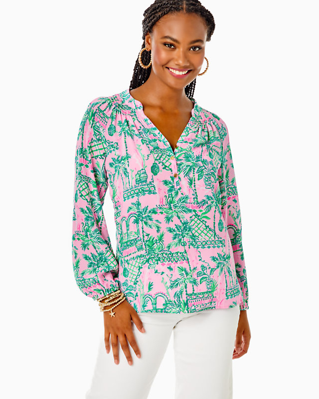 Elsa Silk Top | Lilly Pulitzer Outlet