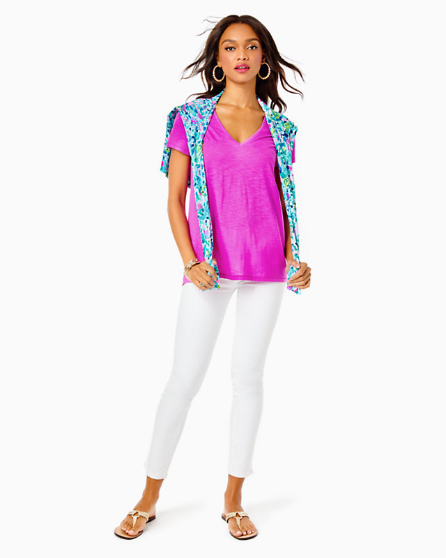 Etta V-Neck Top | Lilly Pulitzer Outlet