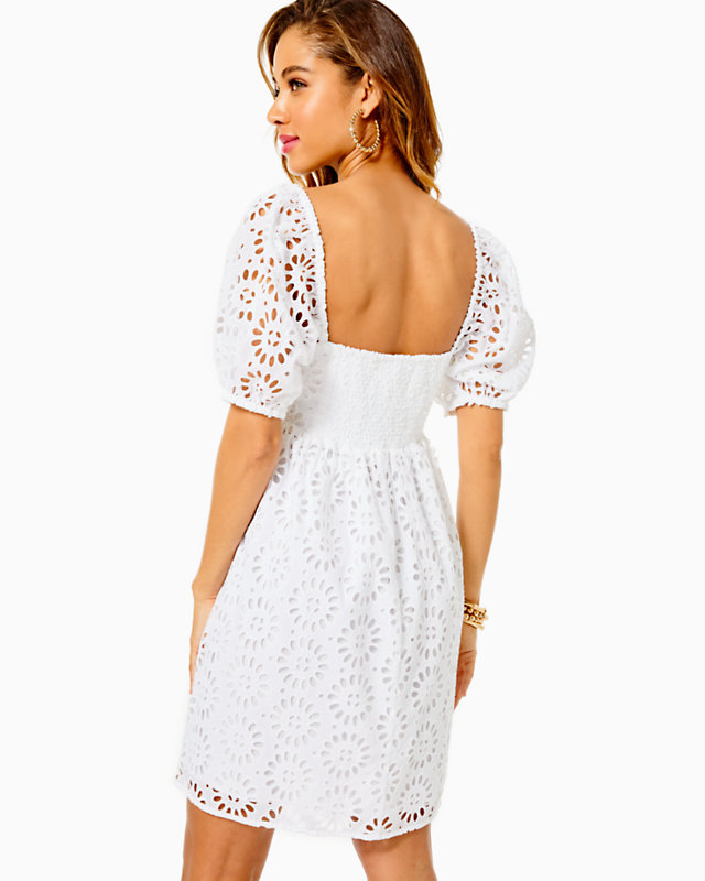 Kay Short Sleeve Eyelet Dress | Lilly Pulitzer Outlet