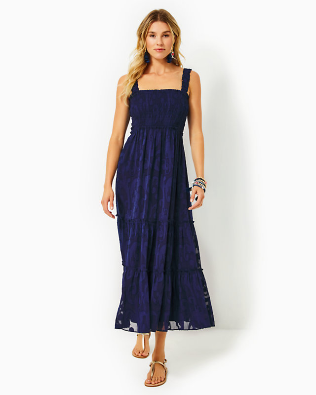 Hadly Smocked Maxi Dress | Lilly Pulitzer Outlet