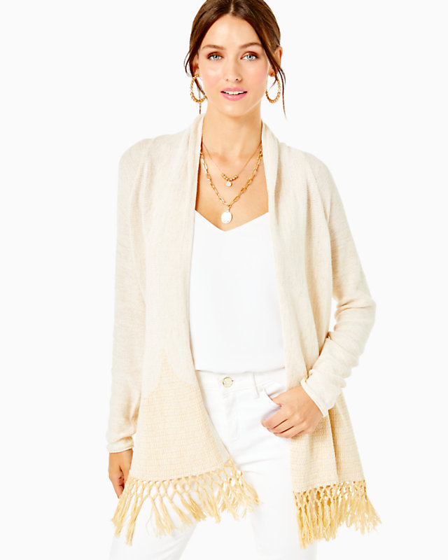 Tatum Long Fringe Hem Cardigan | Lilly Pulitzer Sale | Lilly Pulitzer Outlet