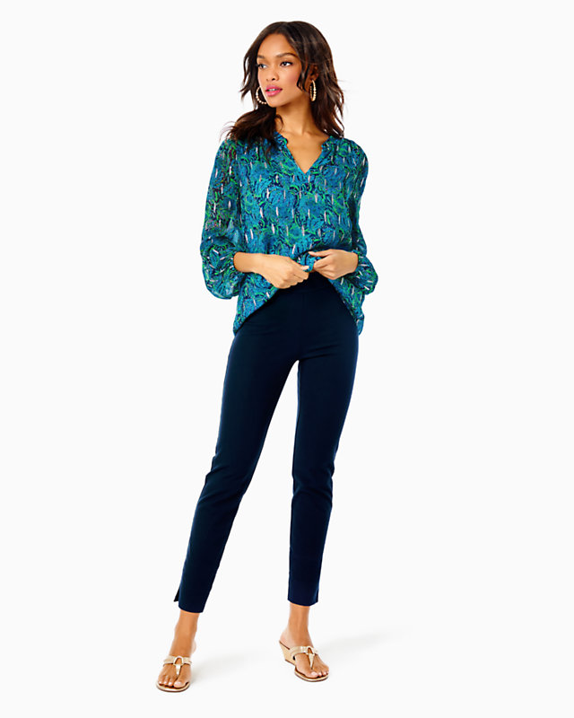27" Merrin High-Rise Bi-Stretch Pant | Lilly Pulitzer Outlet