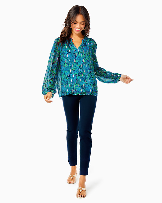 27" Merrin High-Rise Bi-Stretch Pant | Lilly Pulitzer Outlet