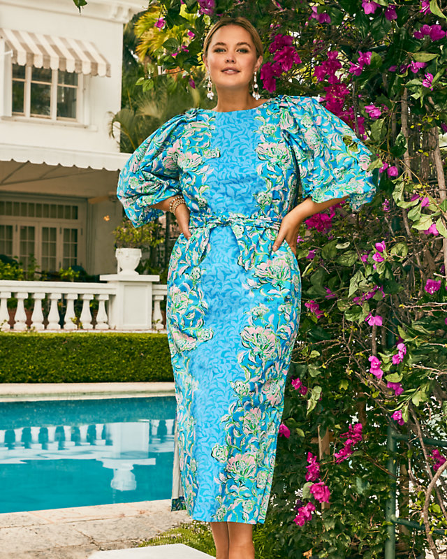 Barbara 3/4 Sleeve Cotton Maxi Dress | Lilly Pulitzer Outlet