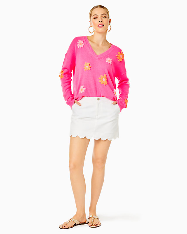 Colette Scallop Hem Skort | Lilly Pulitzer Outlet