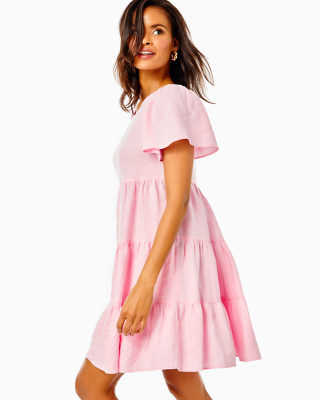 Jocelyn Short Sleeve Linen Dress | Lilly Pulitzer Outlet