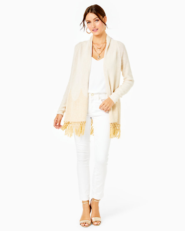 Tatum Long Fringe Hem Cardigan | Lilly Pulitzer Sale | Lilly Pulitzer Outlet