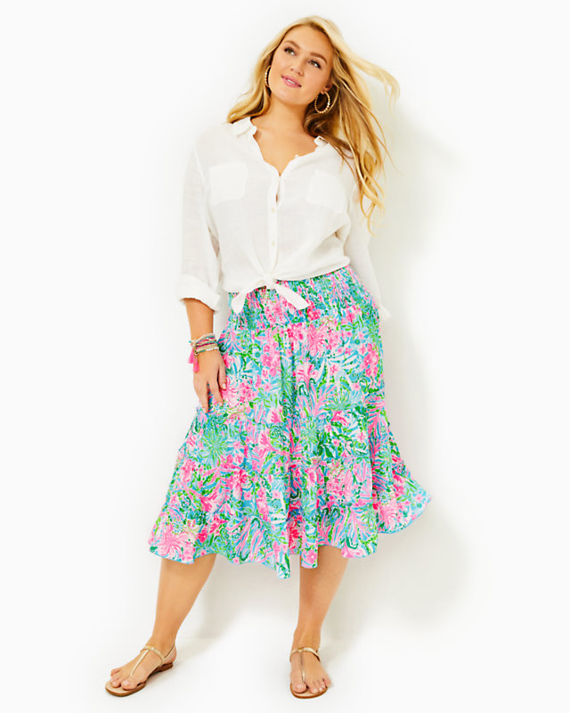 Deavan Midi Skirt | Lilly Pulitzer Outlet
