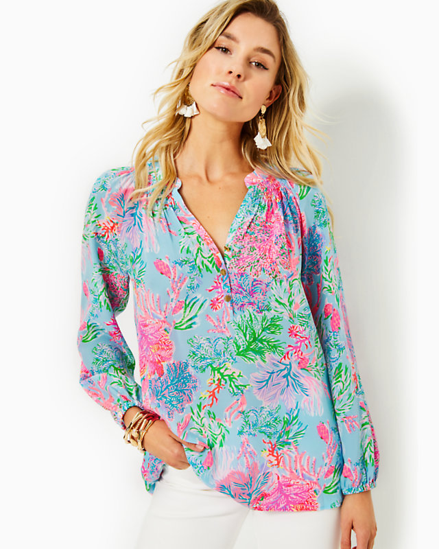 Elsa Silk Top | Lilly Pulitzer Outlet
