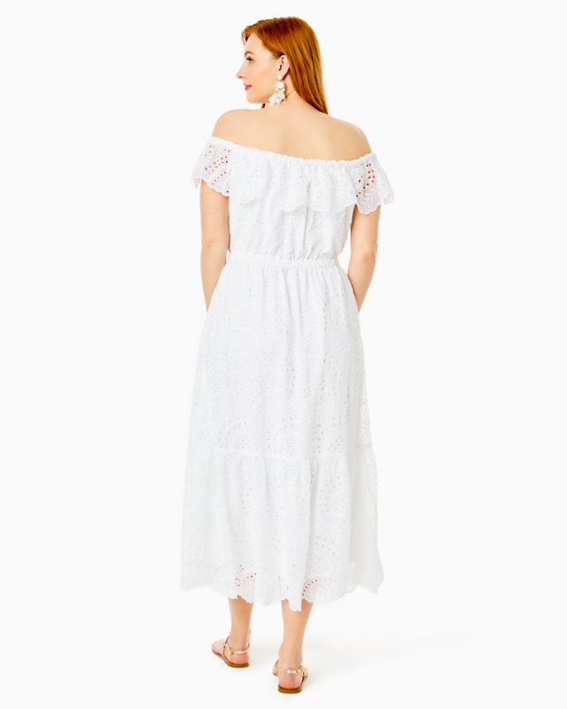 Geri Off-The-Shoulder Midi Dress | Lilly Pulitzer Outlet