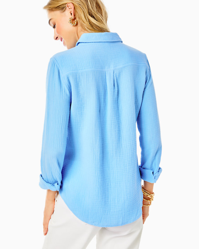 Geanie Button Down Top | Lilly Pulitzer Outlet