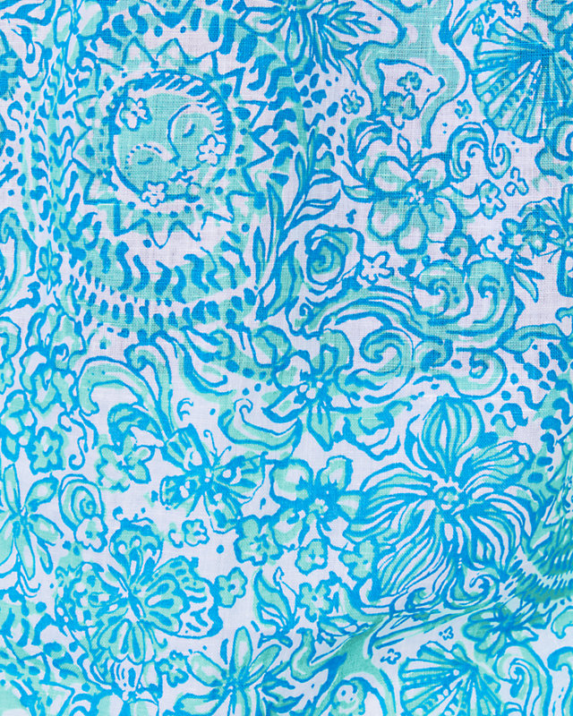 Tayla Short Sleeve Linen Top | Lilly Pulitzer Outlet