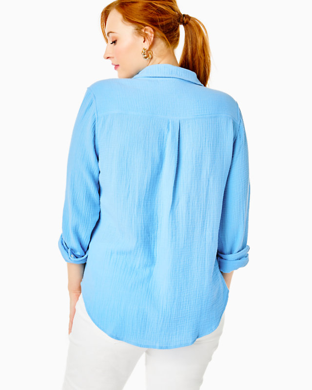 Geanie Button Down Top | Lilly Pulitzer Outlet