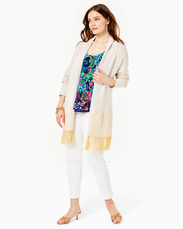 Tatum Long Fringe Hem Cardigan | Lilly Pulitzer Sale | Lilly Pulitzer Outlet