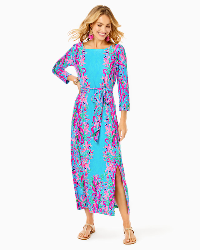 UPF 50+ Carabella Chillylilly Midi Dress | Lilly Pulitzer Outlet