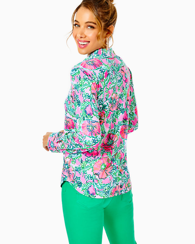UPF 50+ ChillyLilly Marlena Button Down Top | Lilly Pulitzer Outlet