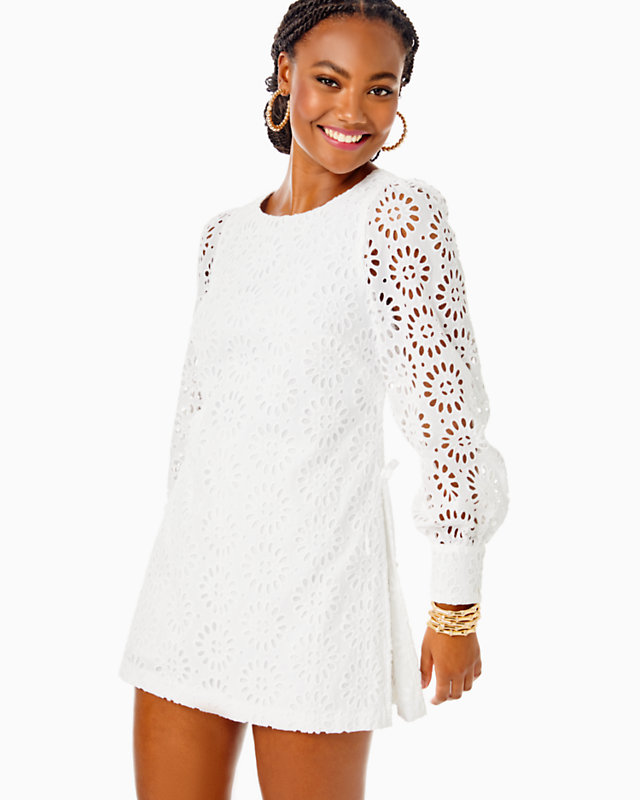 Aisha Eyelet Romper | Lilly Pulitzer Outlet