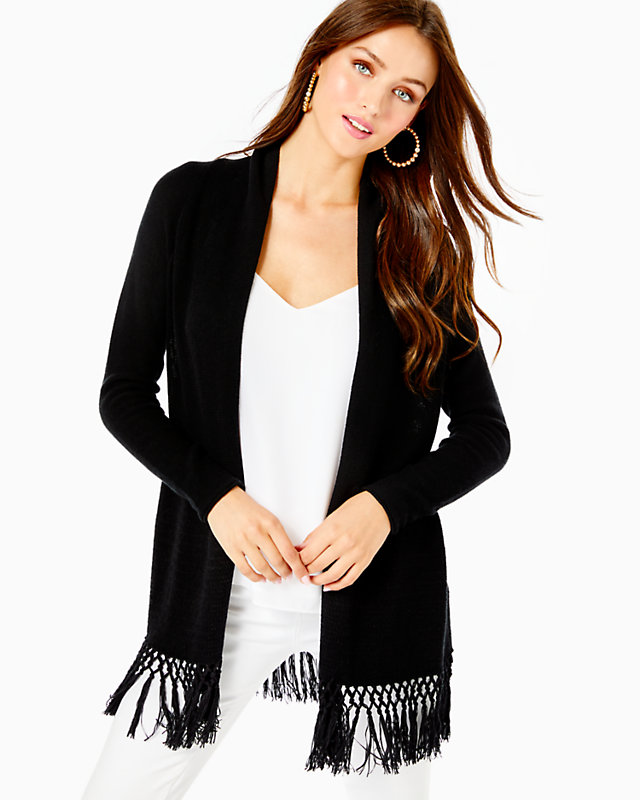 Tatum Long Fringe Hem Cardigan | Lilly Pulitzer Sale | Lilly Pulitzer Outlet