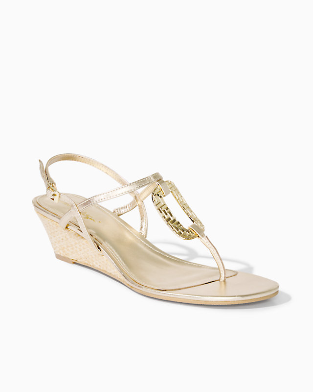 Good As Gold Wedge | Lilly Pulitzer Sale | Lilly Pulitzer Outlet