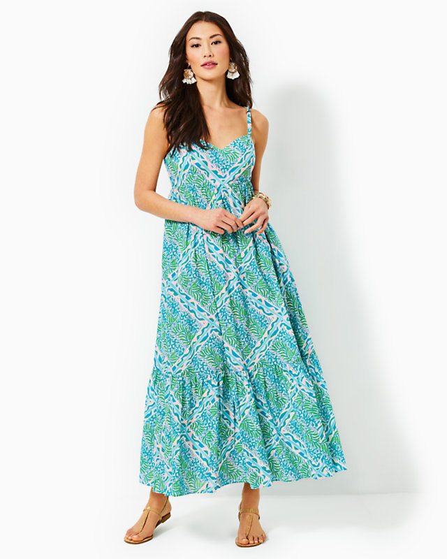 Hiedi Cotton Maxi Dress | Lilly Pulitzer Outlet