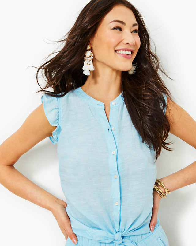 Briette Button Down Top | Lilly Pulitzer Outlet