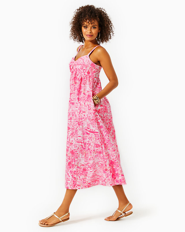 Azora Cotton Midi Dress | Lilly Pulitzer Outlet