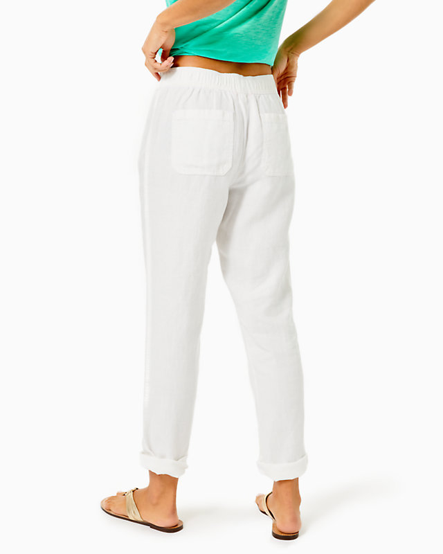 31" Taron Mid-Rise Linen Pant | Lilly Pulitzer Outlet