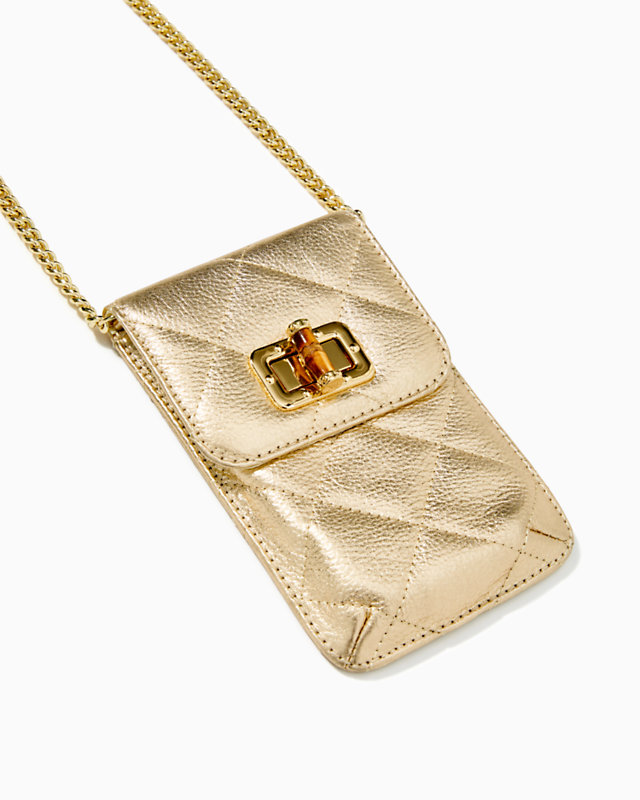 Quilted Lindley Leather Phone Crossbody | Lilly Pulitzer Sale | Lilly Pulitzer Outlet