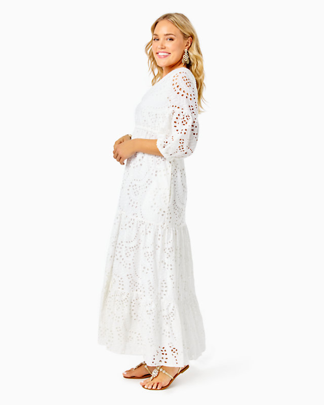 Breanne Eyelet Maxi Dress | Lilly Pulitzer Outlet