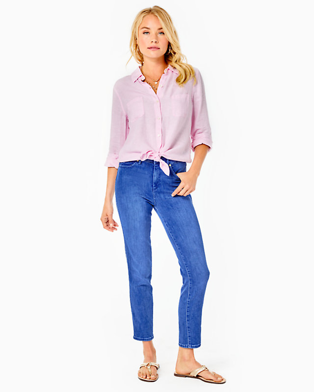 29" South Ocean High Rise Skinny Ankle Jean | Lilly Pulitzer Outlet