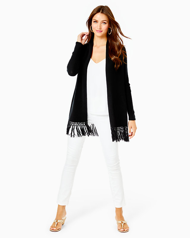 Tatum Long Fringe Hem Cardigan | Lilly Pulitzer Sale | Lilly Pulitzer Outlet