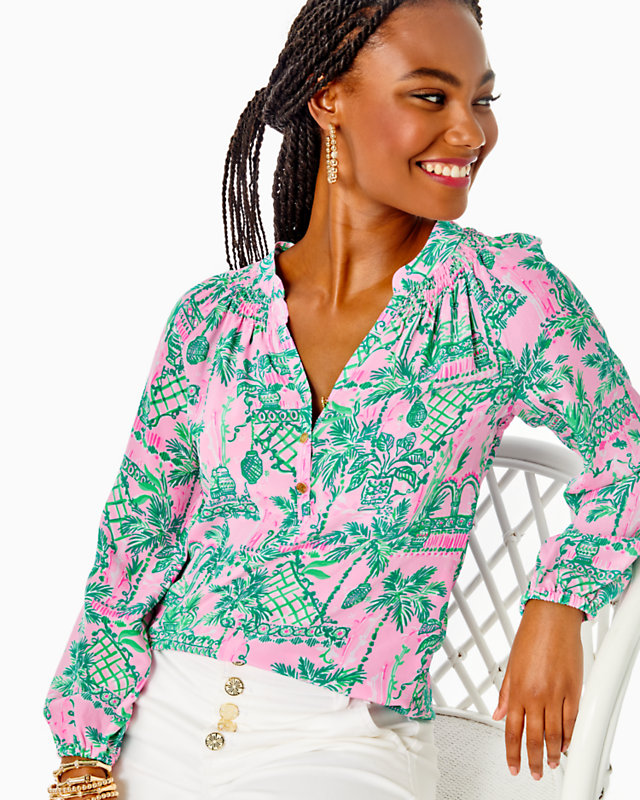 Elsa Silk Top | Lilly Pulitzer Outlet
