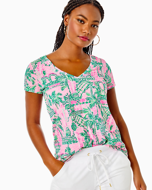 Etta V-Neck Top | Lilly Pulitzer Outlet
