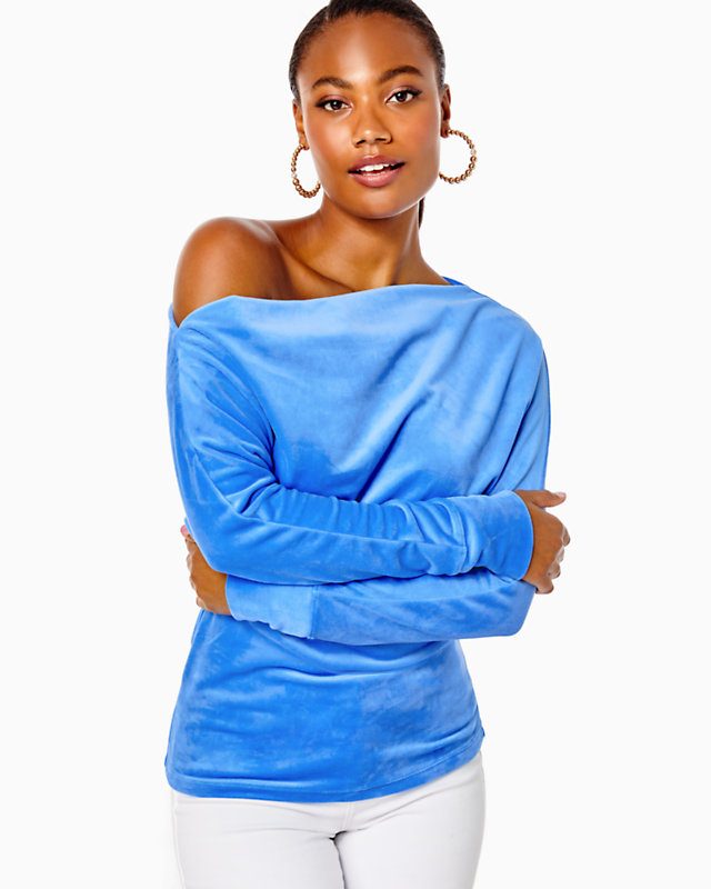 Sheera Velour Top | Lilly Pulitzer Outlet