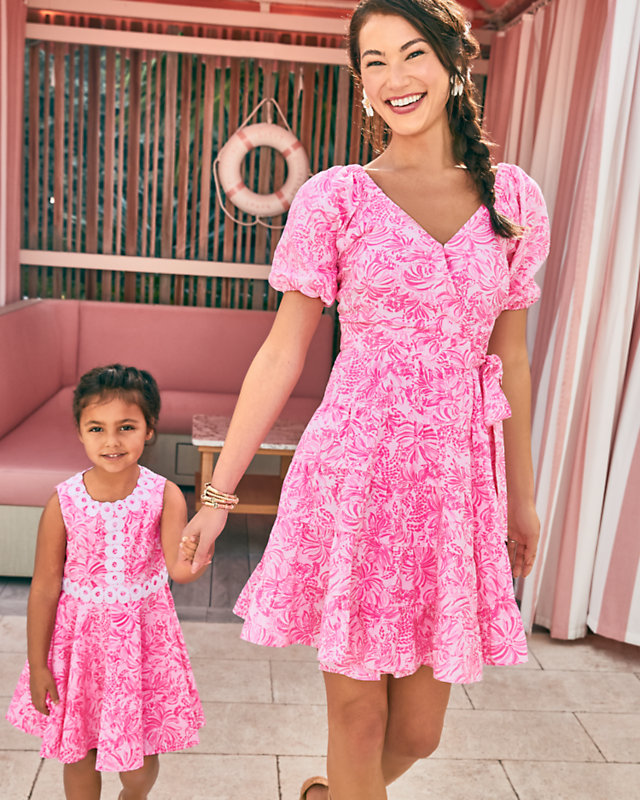 Iralee Linen Wrap Dress | Lilly Pulitzer Outlet