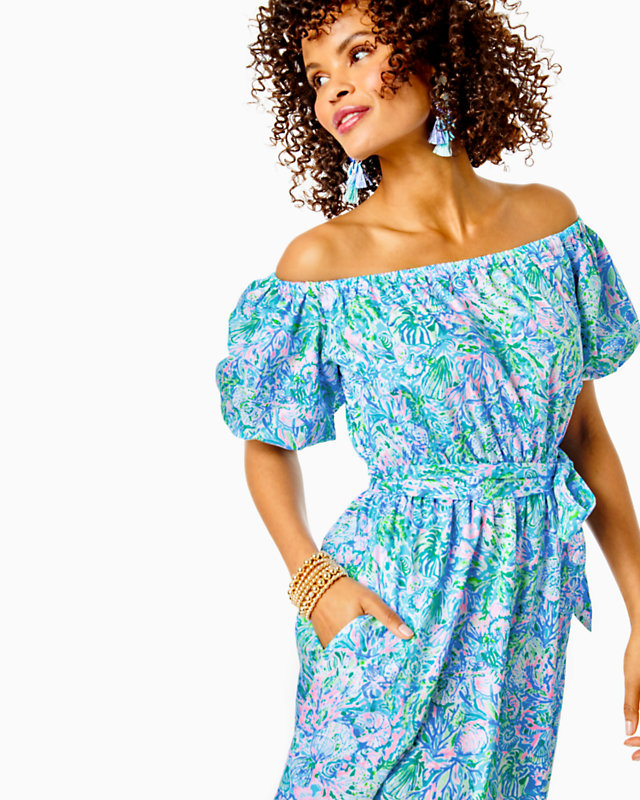 Tamie Off-the-Shoulder Midi Dress | Lilly Pulitzer Outlet