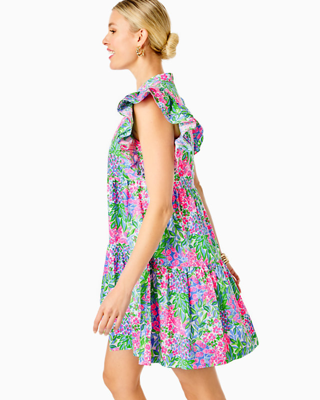 Aldena Ruffle Sleeve Cotton Dress | Lilly Pulitzer Outlet
