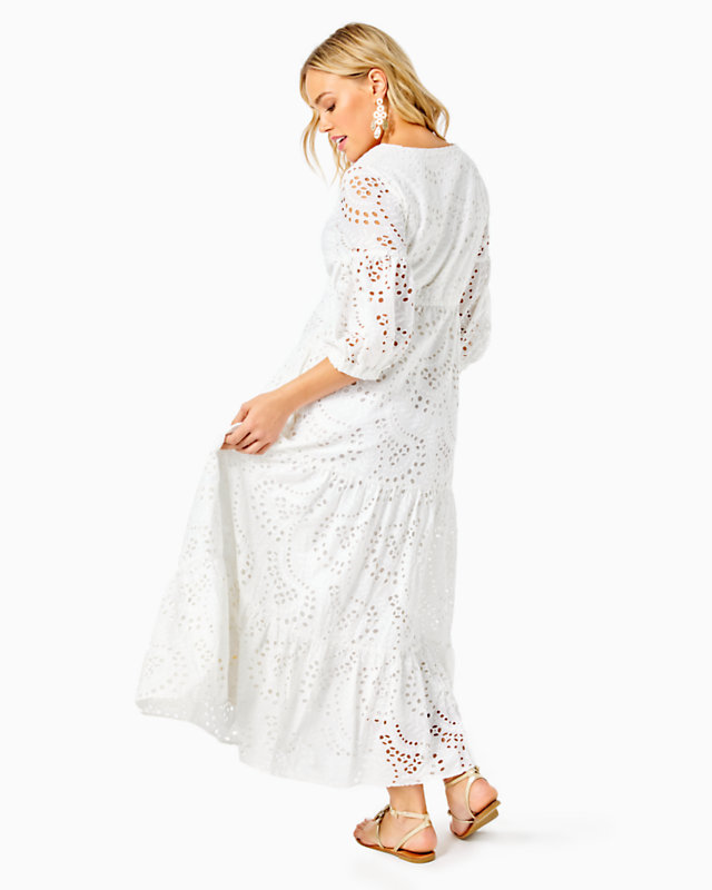 Breanne Eyelet Maxi Dress | Lilly Pulitzer Outlet