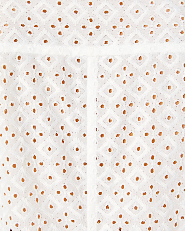 Sea Breeze Eyelet Button Down Top | Lilly Pulitzer Outlet