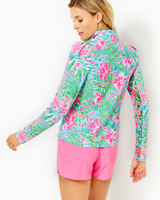 Luxletic Niccola Mesh Panel Half Zip | Lilly Pulitzer Outlet