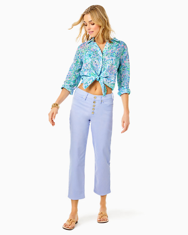 27" South Ocean High Rise Straight Leg Jean | Lilly Pulitzer Outlet