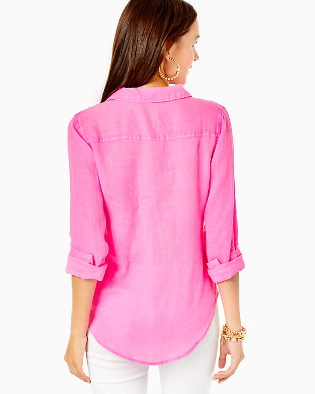 Sea View Button Down Top | Lilly Pulitzer Outlet