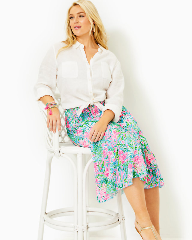 Deavan Midi Skirt | Lilly Pulitzer Outlet