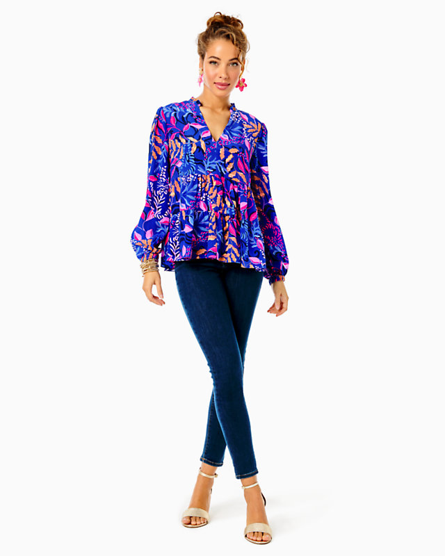 Sarita Silk Top | Lilly Pulitzer Outlet