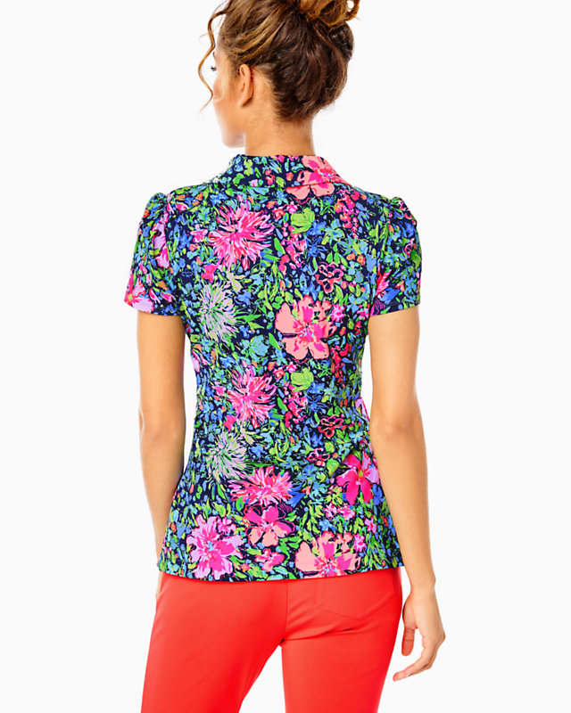 UPF 50+ Luxletic Frida Puff Sleeve Polo | Lilly Pulitzer Outlet