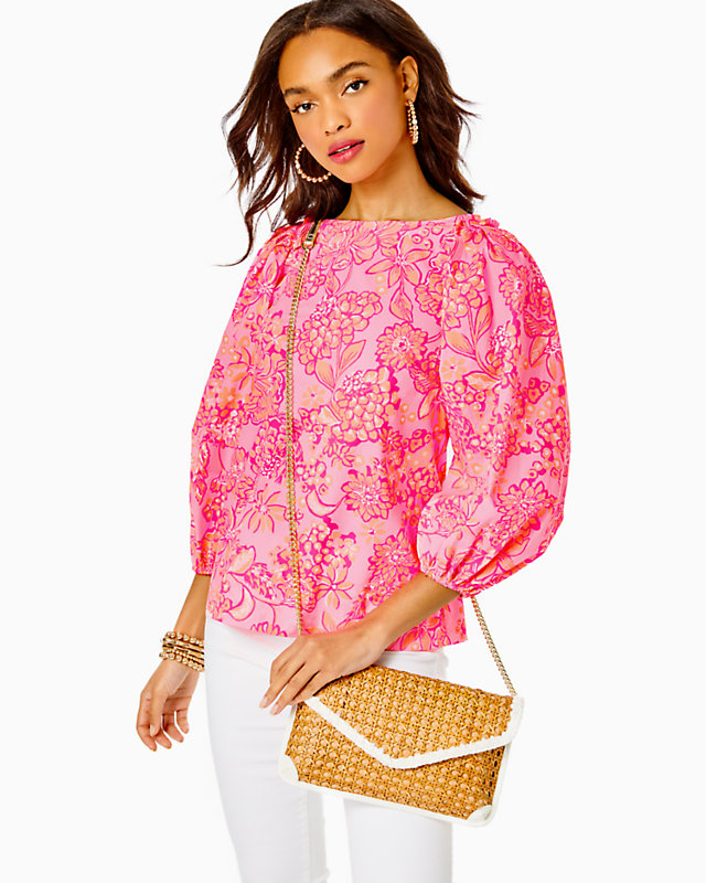 St. Barts Cane Clutch | Lilly Pulitzer Sale | Lilly Pulitzer Outlet