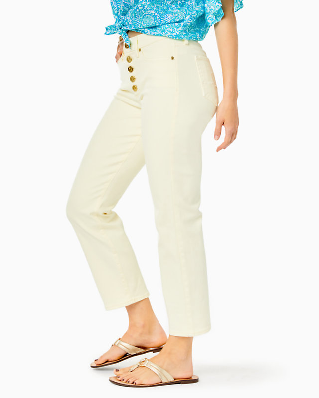 27" South Ocean High Rise Straight Leg Jean | Lilly Pulitzer Outlet